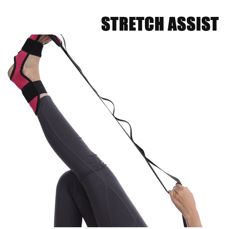 High Elastic Yoga Stretching Band – Body Shaping, Lean Legs & Fitness Tool for Home Workouts.