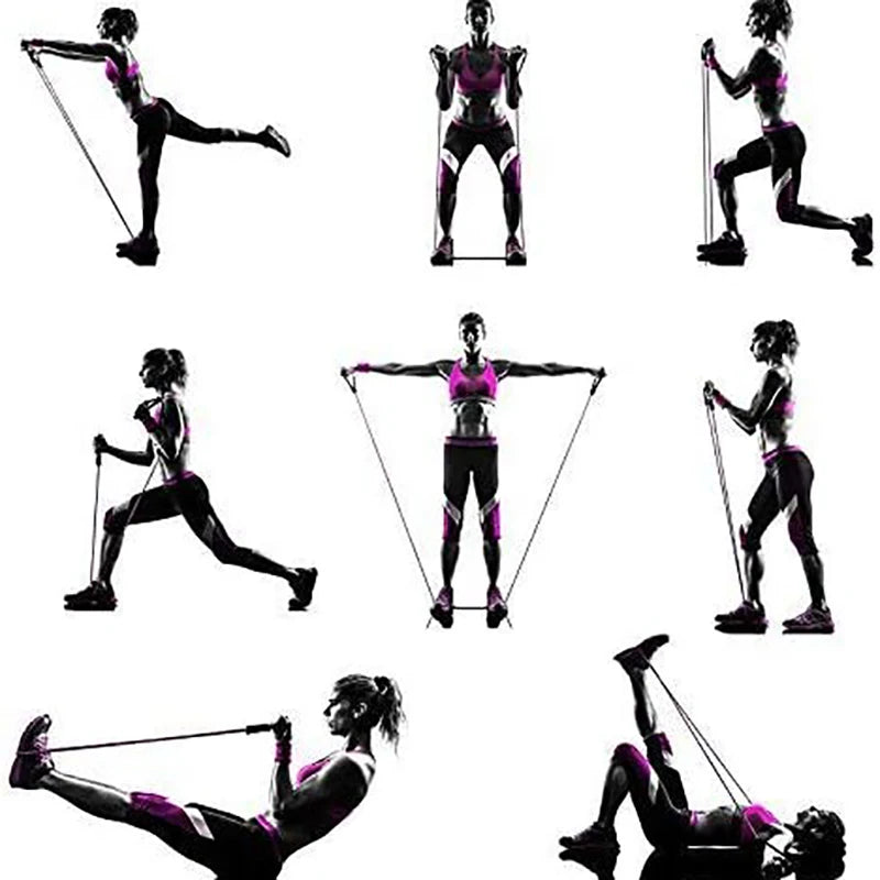 Resistance Bands with Handles – Full-Body Workout for Men & Women, Great for Home Training.