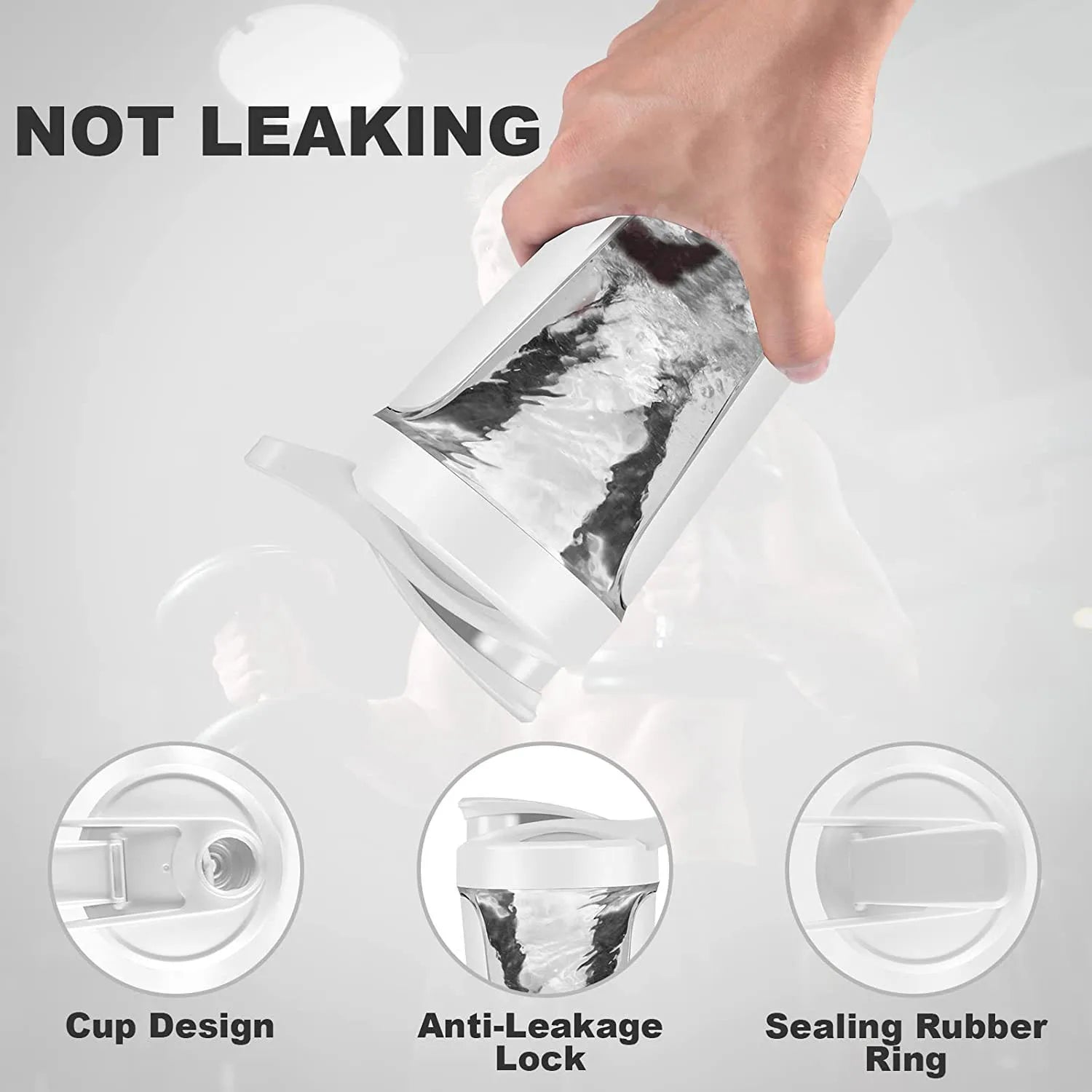 350ml Electric Mixing Cup: Portable Protein Powder Shaker perfect for fitness enthusiasts