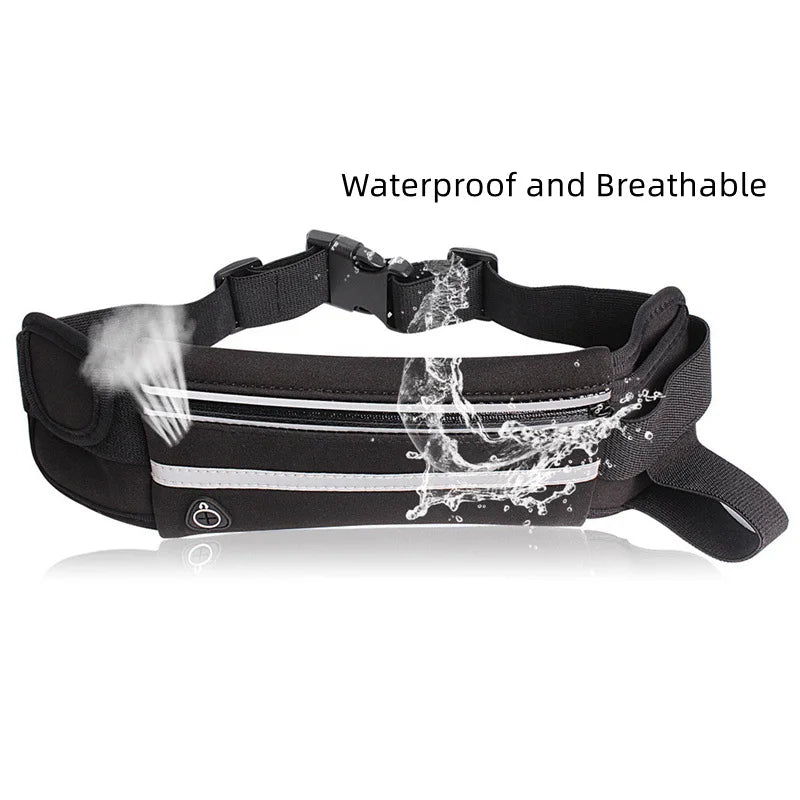 Waterproof Sports Fanny Pack - Running, Cycling, and Jogging Waist Bag for Mobile Phone & Essentials