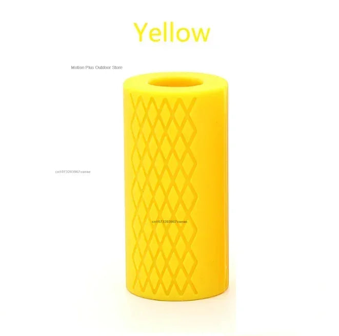 Silicone Dumbbell Barbell Grips Handles - Anti-Slip Weightlifting Support for Gym Workout