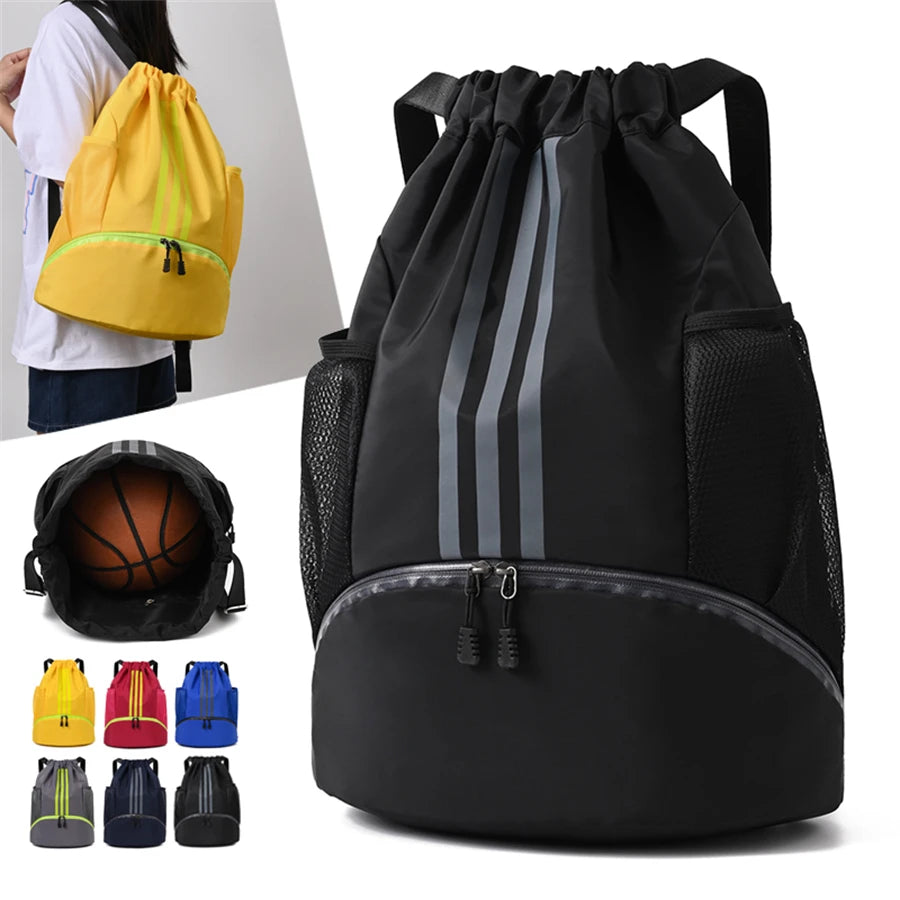 SEEARTU Gym Bag Fitness Backpack for Women/Men - Basketball, Soccer, and Outdoor Sports Storage Bag