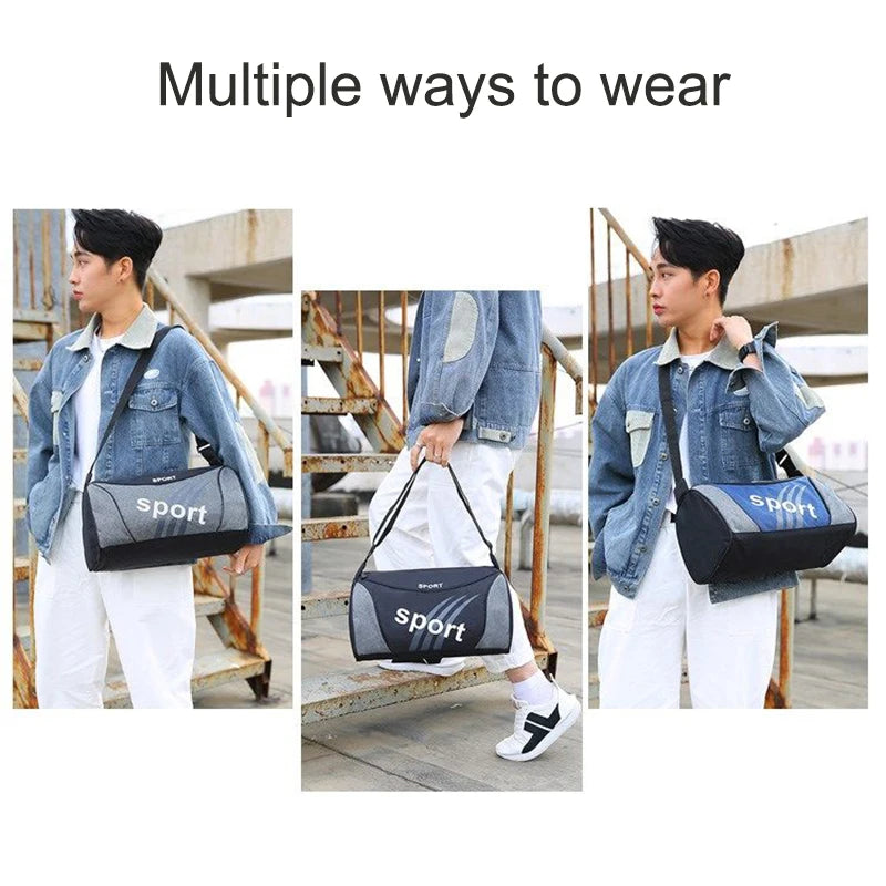 Large Capacity Gym Bag for Men and Women | Portable Fitness, Travel, Yoga & Sports Duffle Bag