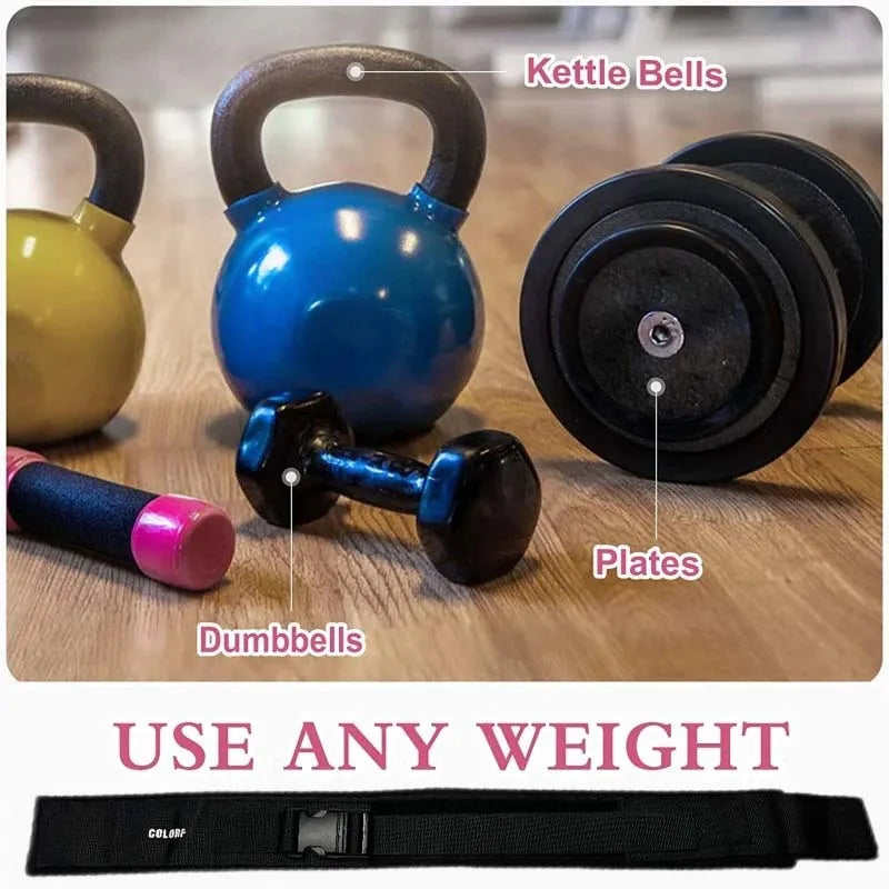 HIP THRUST BELT PAD – PERFECT FOR DUMBBELLS, KETTLEBELLS, WEIGHTS, AND HOME GYM WORKOUTS