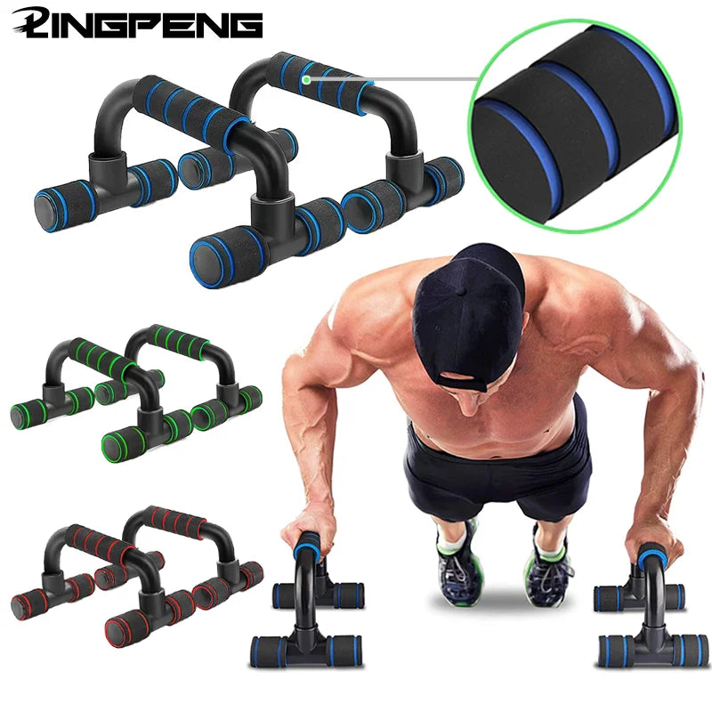 U-Shaped Push-Up Rack - Fitness Equipment with Sponge Grip for Muscle Training at Home and Gym