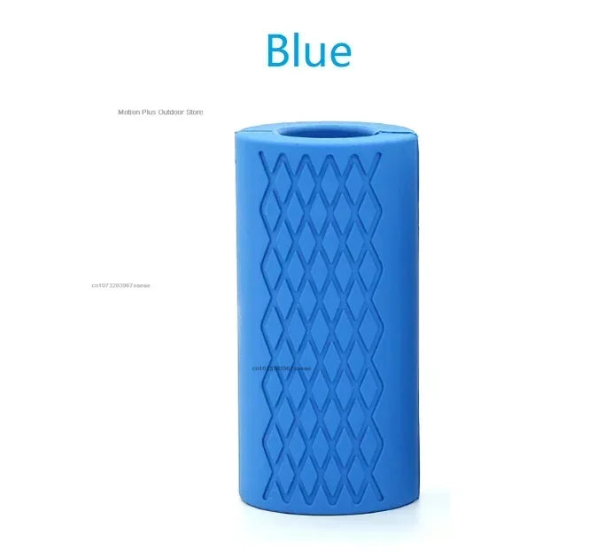 Silicone Dumbbell Barbell Grips Handles - Anti-Slip Weightlifting Support for Gym Workout