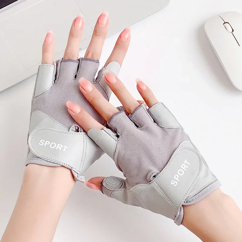 Slip-Resistant Weight Lifting Gloves for Men and Women - Gym Fitness Exercise Gloves