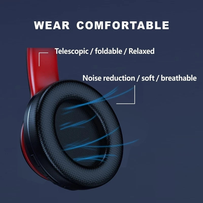 Lenovo HD200 Bluetooth – Over-Ear, Foldable Wireless Headphones with Noise Cancellation & HIFI Sound