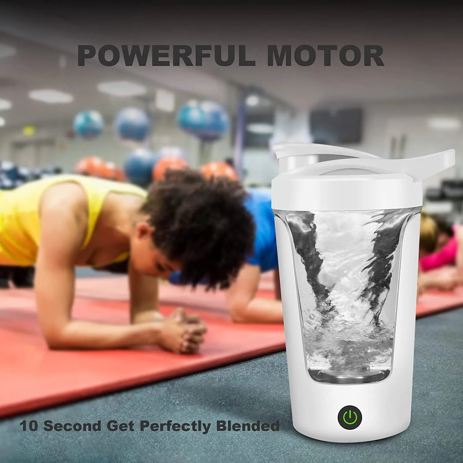 350ml Electric Mixing Cup: Portable Protein Powder Shaker perfect for fitness enthusiasts