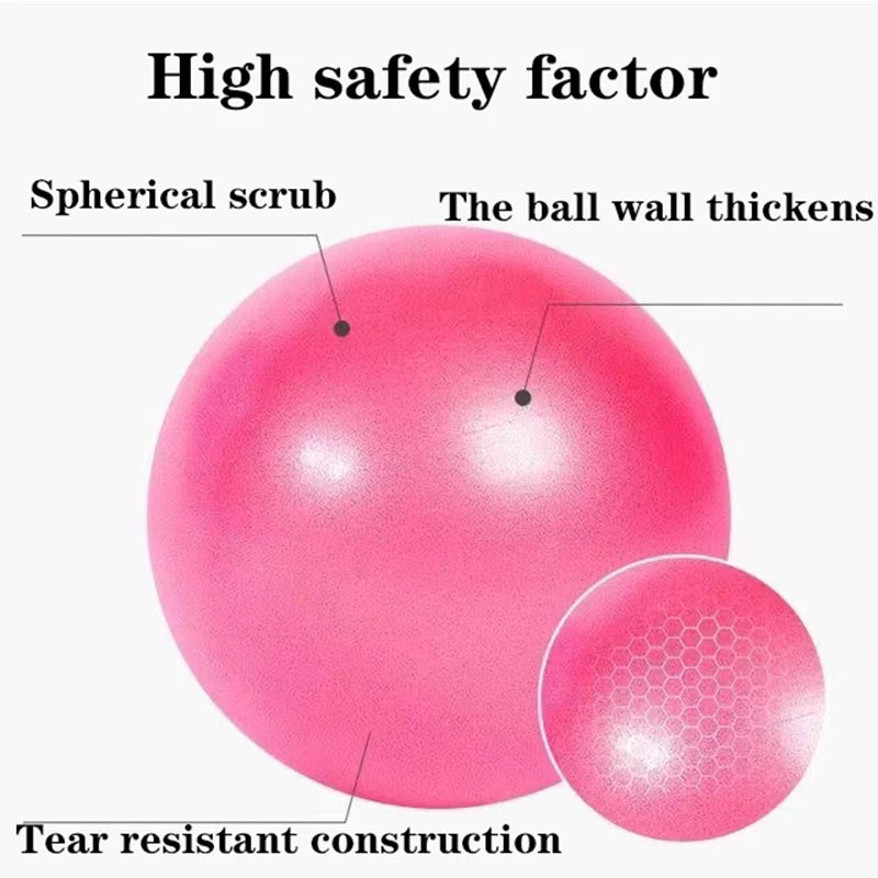 25cm Pilates Ball | Explosion-proof Yoga Core Ball for Indoor Balance & Fitness Exercises