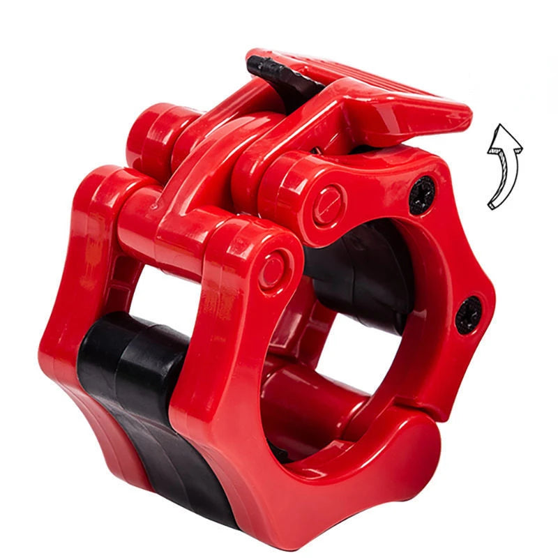 25/50mm Quick Release Barbell Clamps – Durable Weight Bar Clips for Weightlifting & Strength Training