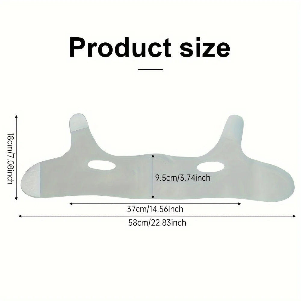 Reusable V Line Face Slimming Bandage – Chin Cheek Lift Belt for Women | Facial Massage Strap