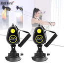 Arm Resistance Rope Trainer–Portable Suction Cup for Home Gym, Pilates, Chest & Core Workout.