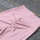 SOISOU Women's High Waist Nylon Gym Yoga Pants – Push Up Leggings for Fitness & Workout