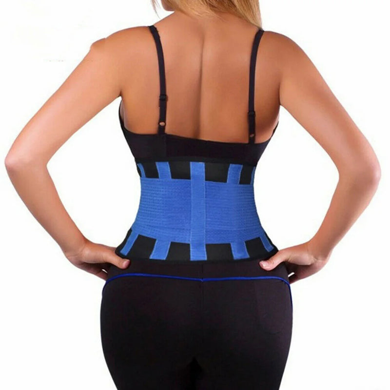 Women's Waist Trainer Body Shaper Slimming Belt – Tummy Control Sweat Shapewear for Gym & Workout