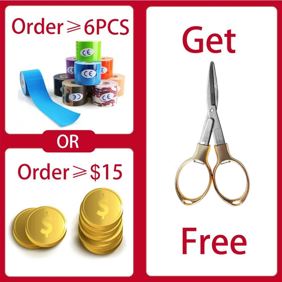 WorthWhile Kinesiology Tape|Athletic Recovery, Muscle Pain Relief, Knee Support for Gym & Fitness