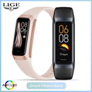 LIGE AMOLED Smart Watch-Waterproof Fitness Tracker with Heart Rate, Blood Pressure & Sleep Monitor