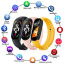 M7 Smart Watch Fitness Tracker for Men & Women|Heart Rate, Blood Pressure Monitor, Sport Bracelet