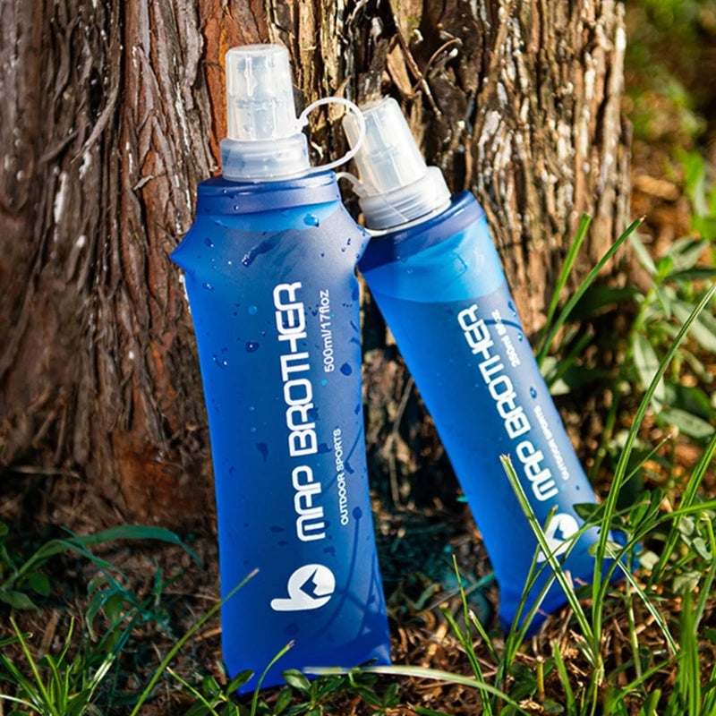 GIYO Folding TPU Soft Flask – Collapsible Water Bottle for Outdoor Running, Hiking & Hydration Packs