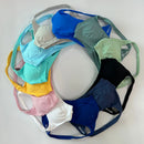 DFYNE Impact Sports Bra with Logo – Women’s Seamless Halter Neck Padded Open Back Yoga Top