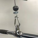 Heavy Duty Steel Gym Wire Rope Pulley System – LAT Pulldown Cable for Home Gym Strength Training