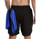 Lightweight 2-in-1 Running Shorts for Men - Quick Dry Sports & Fitness Shorts for Summer Workouts