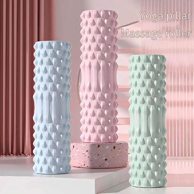 30cm EVA Foam Massage Roller for Full-Body Myofascial Release, Muscle Relaxation, and Back Massage