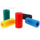 Silicone Dumbbell Barbell Grips Handles - Anti-Slip Weightlifting Support for Gym Workout