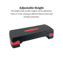 Adjustable Black Step Platform – Aerobic & Fitness Training, Anti-Slip for Home Workouts.