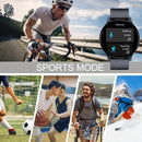 LAXASFIT Smart Watch-Full Touch Screen Fitness Tracker, IP68 Waterproof, Bluetooth for Men & Women