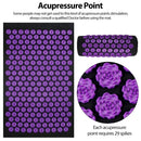 Acupressure Yoga Mat – Kuznetsov's Applicator Cushion with Spikes, Massage Pillow & Foot Massager