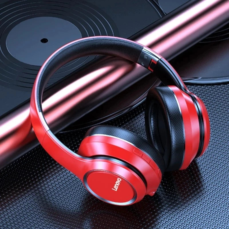 Lenovo HD200 Bluetooth – Over-Ear, Foldable Wireless Headphones with Noise Cancellation & HIFI Sound