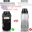 2L Water Bottle Sleeve with Holder & Straw | Leakproof Gym & Sports Jug Cover for Men & Women