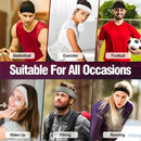 Thin and Light Sports Elastic Cotton Headband for Women and Men – Ideal for Running, Fitness and Yoga