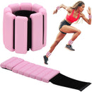 Adjustable Silicone Wrist & Ankle Weights–Resistance Bands for Workouts, Yoga, and Fitness Training.