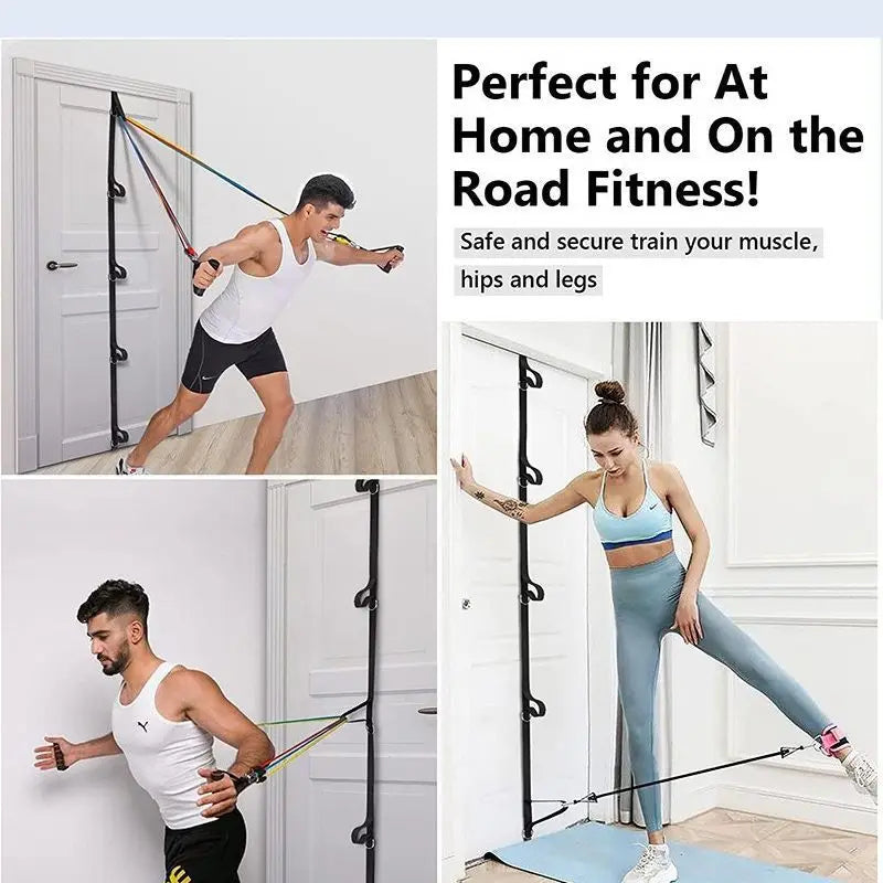 Upgraded Door Anchor Strap for Resistance Bands – Portable Home Gym Attachment for Strength Training