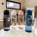 780ML TRANSPARENT WATER BOTTLE - PORTABLE & LEAKPROOF FOR SPORTS AND FITNESS