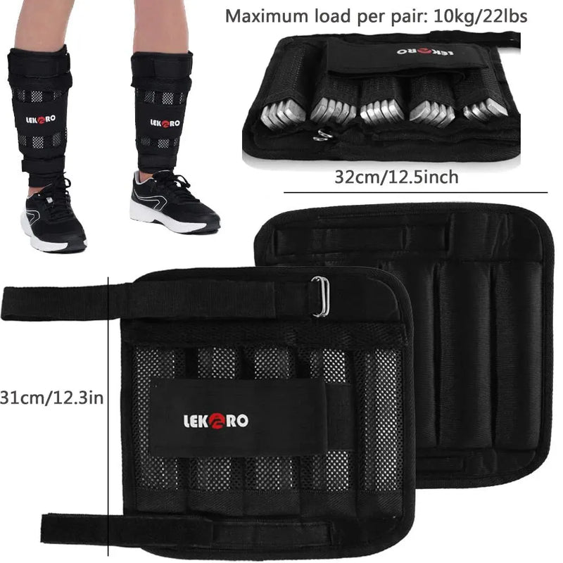 Adjustable Weight Training Vest – Empty Bag for Fitness, Running, Hand & Foot Strength Training
