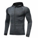 Men’s Autumn Hoodie Sports Coat: Quick Drying Workout Jacket