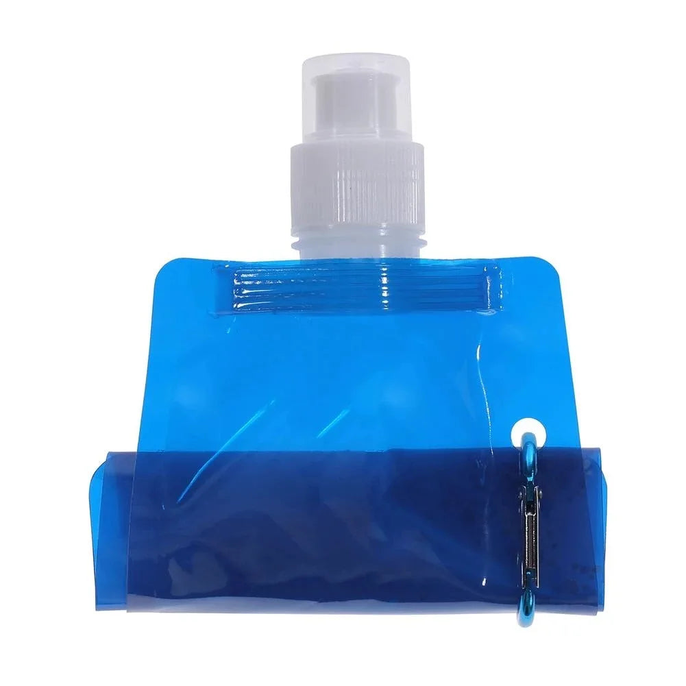 OIMG Portable Ultralight Foldable Silicone Water Bottle – Ideal for Hiking, Camping, and Outdoor