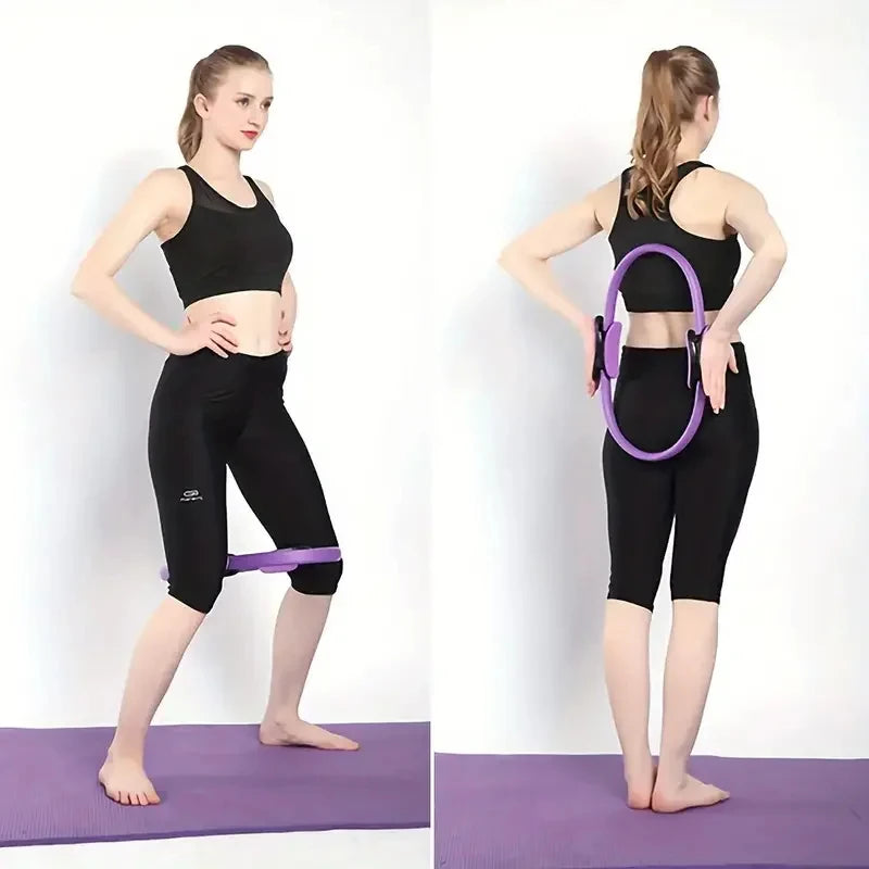 Yoga Fitness Ring Circle Pilates Resistance Ring for Women – Home Workout Accessory