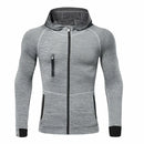 Men’s Autumn Hoodie Sports Coat: Quick Drying Workout Jacket