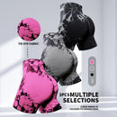 3-Piece Seamless Tie-Dye High-Waisted Workout Shorts for Women | Scrunch Butt Lifting Yoga & Gym Activewear