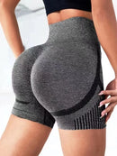 High-Waist Women's Yoga Shorts | Butt-Lifting Fitness Gym Shorts for Yoga, Running, & Workouts