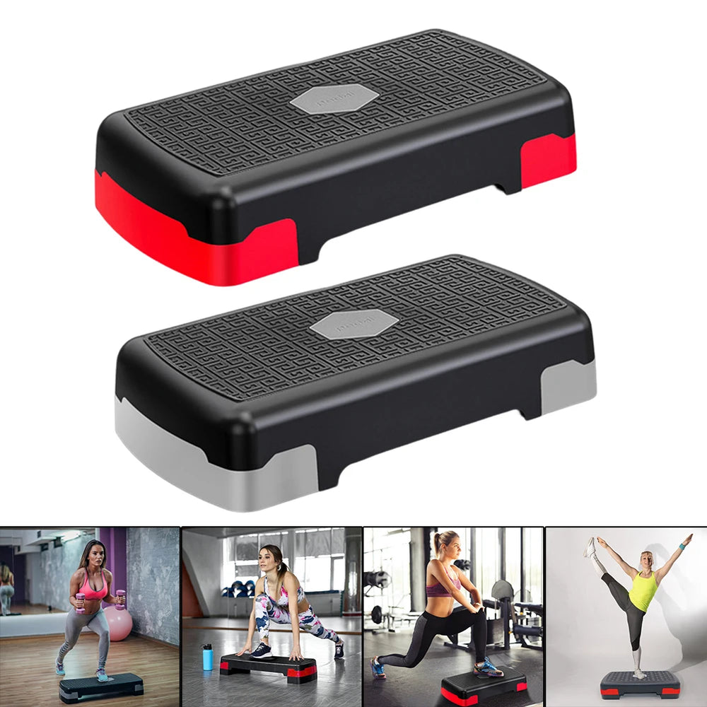 Cardio Pedal Exerciser Adjustable Non slip Stepper for Strength Trai