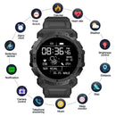 B33 Smartwatch|Heart Rate & Blood Pressure Monitor, Bluetooth 5.0, Outdoor Fitness Tracker