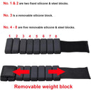 Adjustable Silicone Wrist & Ankle Weights–Resistance Bands for Workouts, Yoga, and Fitness Training.