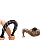 ARM STRENGTH BAR CHEST EXPANDER - HAND TRAINING SPEED ARM TENSION BELT FOR MUSCLE EXERCISE