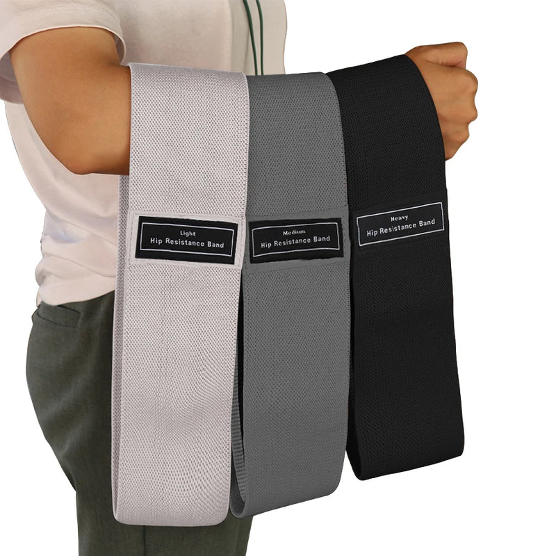 Fabric Resistance Hip Booty Bands - Versatile Elastic Workout for Glutes, Thighs, and Full Body Fitness