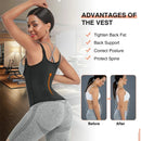 VASLANDA Sweat Waist Trainer Vest - Slimming Corset for Weight Loss & Body Shaping